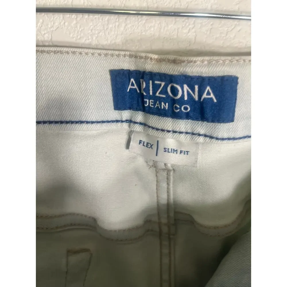 Vintage Arizona Jean Co Distressed Jorts Light Wash Frayed Cut Off Y2K Skater 36